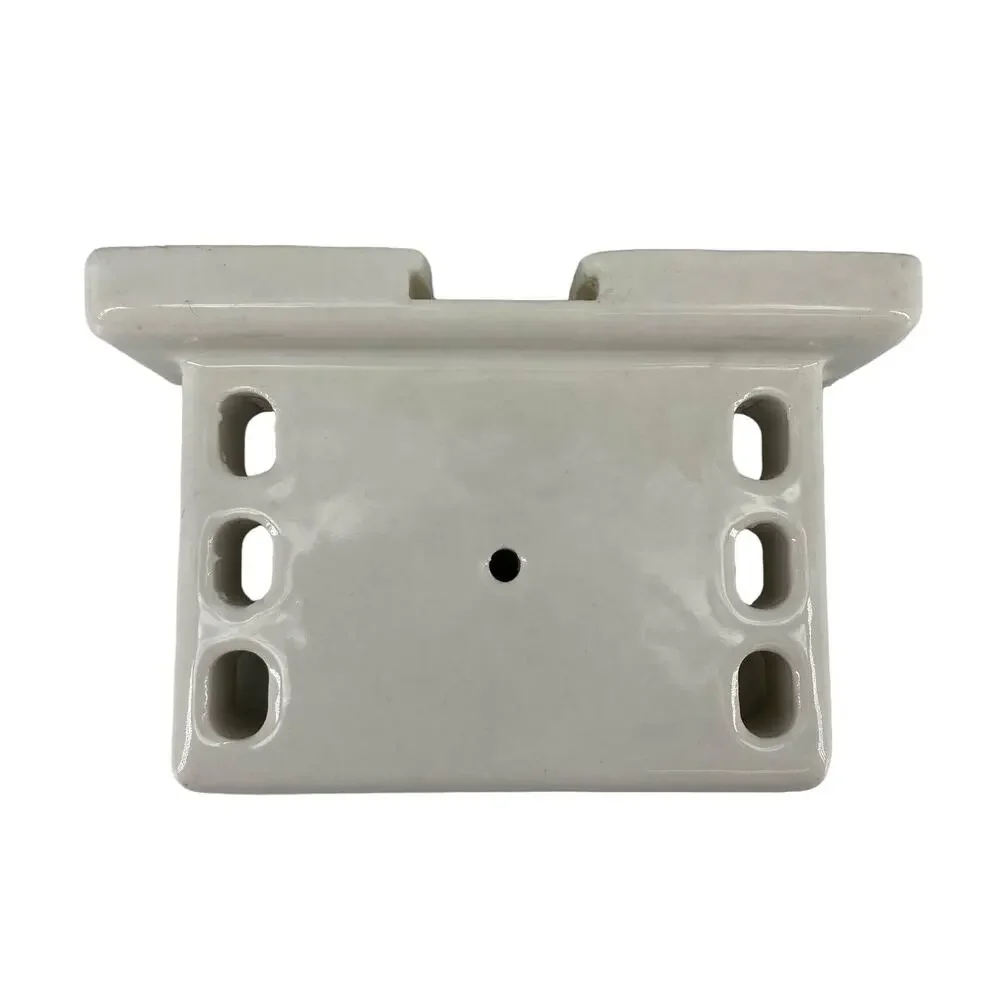 Vintage Ceramic 6-Slot Toothbrush and Cup Holder Wall Mount Antique Bath Reno